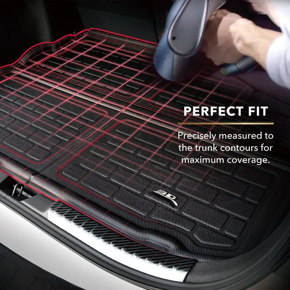 3D Maxpider Custom Fit All-Weather Kagu Series Lhd Floor Mats For Tesla Model 3 Highland 5 Seat 2023-2026 7