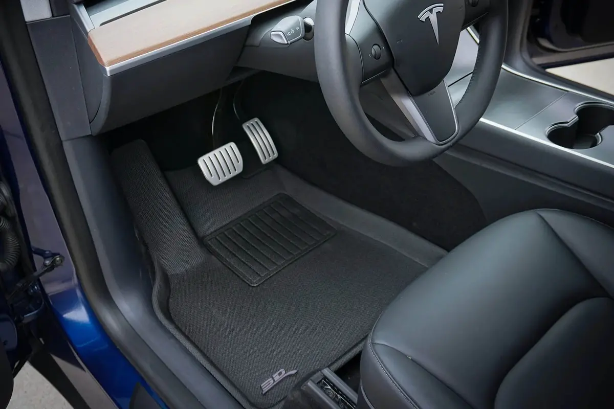 3D Maxpider Custom Fit All-Weather Kagu Series Lhd Floor Mats For Tesla Model Y 5 Seat 2020 5