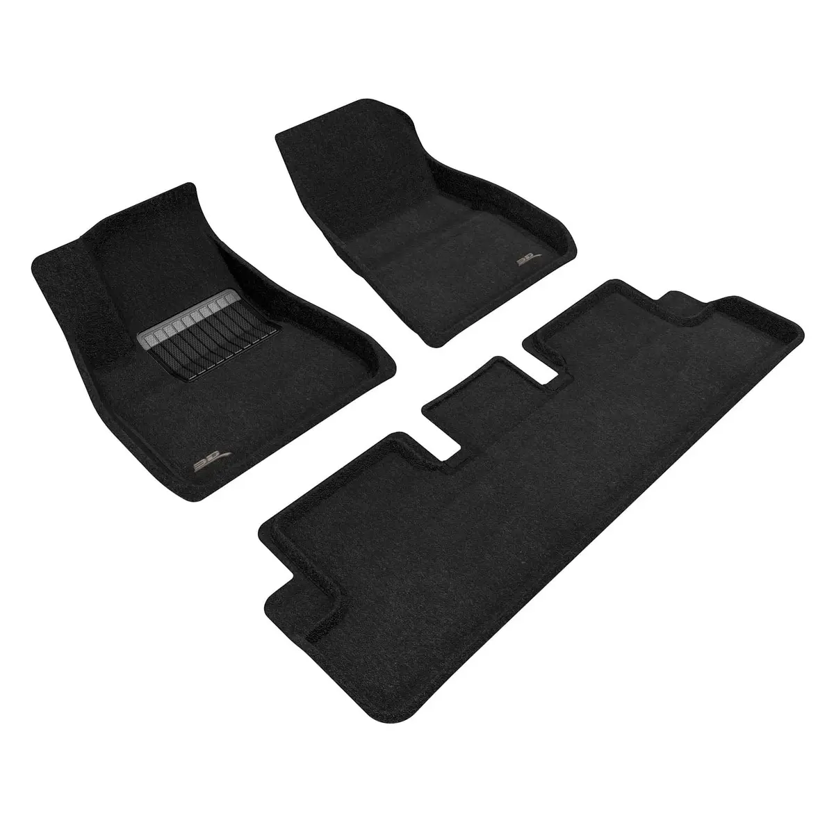 3D Maxpider Custom Fit All-Weather Elegant Series Lhd Floor Mats For Tesla Model 3 5 Seat 2020-2023 1