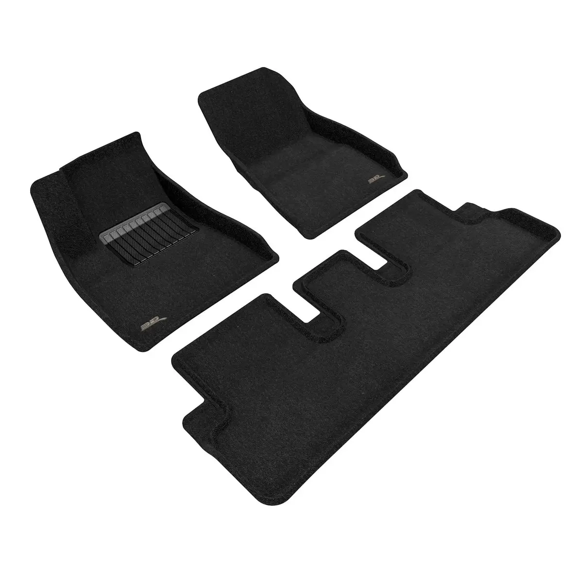 3D Maxpider Custom Fit All-Weather Elegant Series Lhd Floor Mats For Tesla Model 3 Highland 5 Seat 2023-2026 1