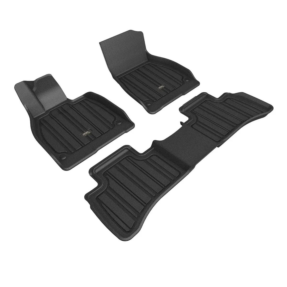 3D Maxpider Custom Fit All-Weather Elitect Series Lhd Floor Mats For Mercedes-Benz Eqs Sedan 5 Seat 2022-2026 1