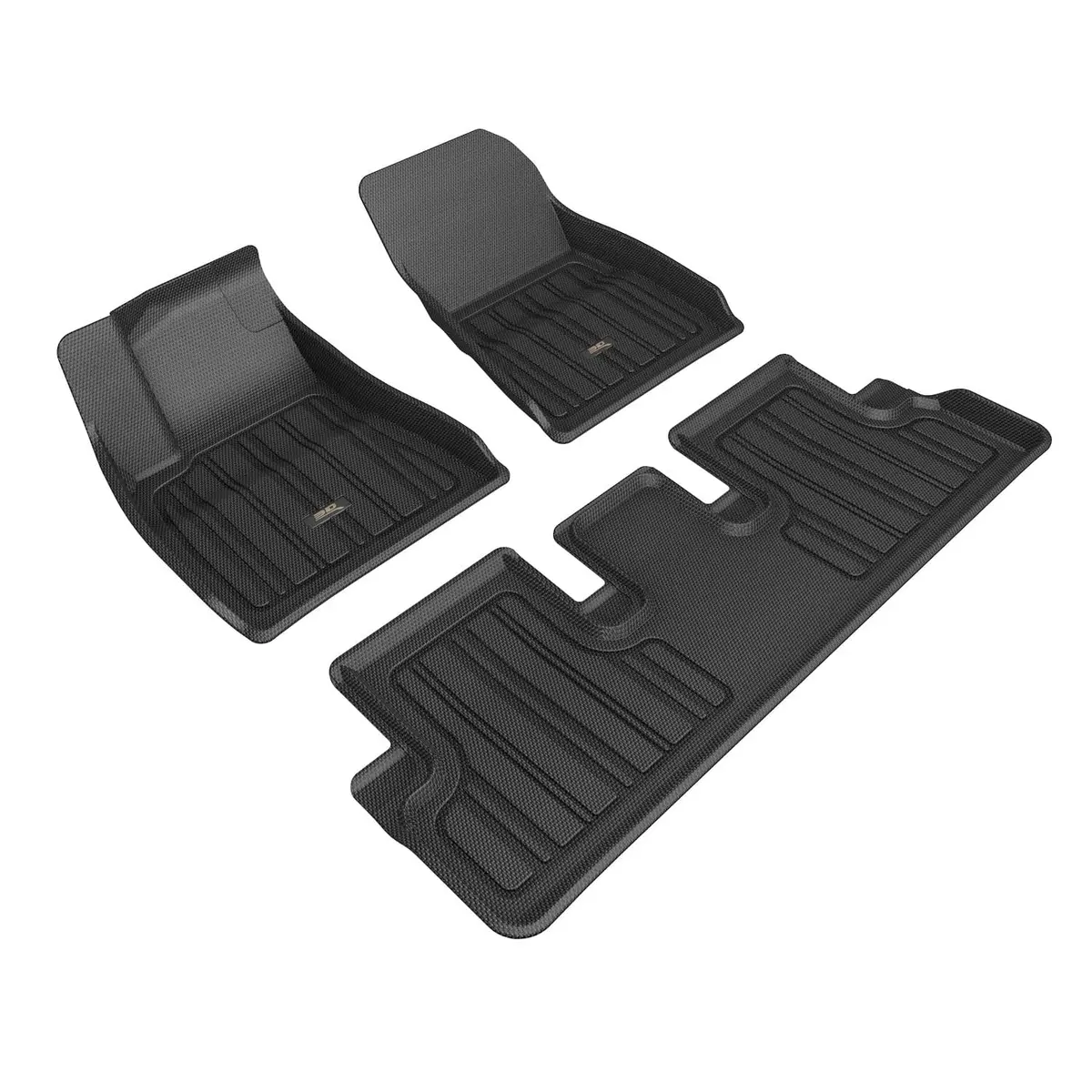 3D Maxpider Custom Fit All-Weather Elitect Series Lhd Floor Mats For Tesla Model 3 Highland 5 Seat 2023-2026 1