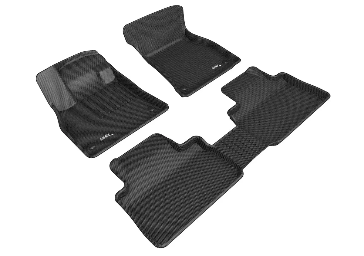 3D Maxpider Custom Fit All-Weather Kagu Series Lhd Floor Mats For Audi E-Tron Sportback 2023-2026 1