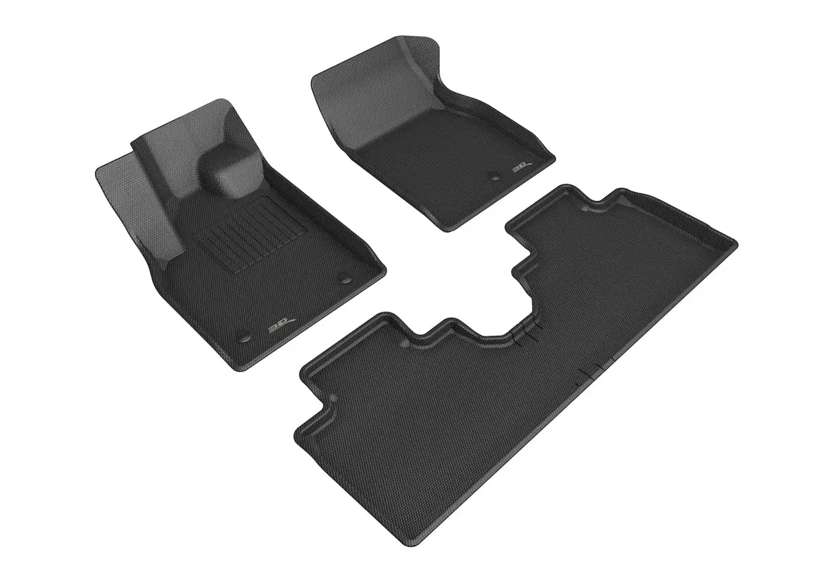 3D Maxpider Custom Fit All-Weather Kagu Series Lhd Floor Mats For Ford Mustang Mach-E 5 Seat 2021-2026 1