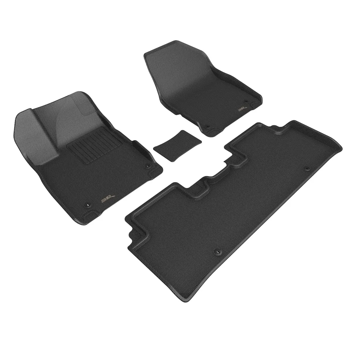 3D Maxpider Custom Fit All-Weather Kagu Series Lhd Floor Mats For Kia Ev6 5 Seats 2023-2026 1