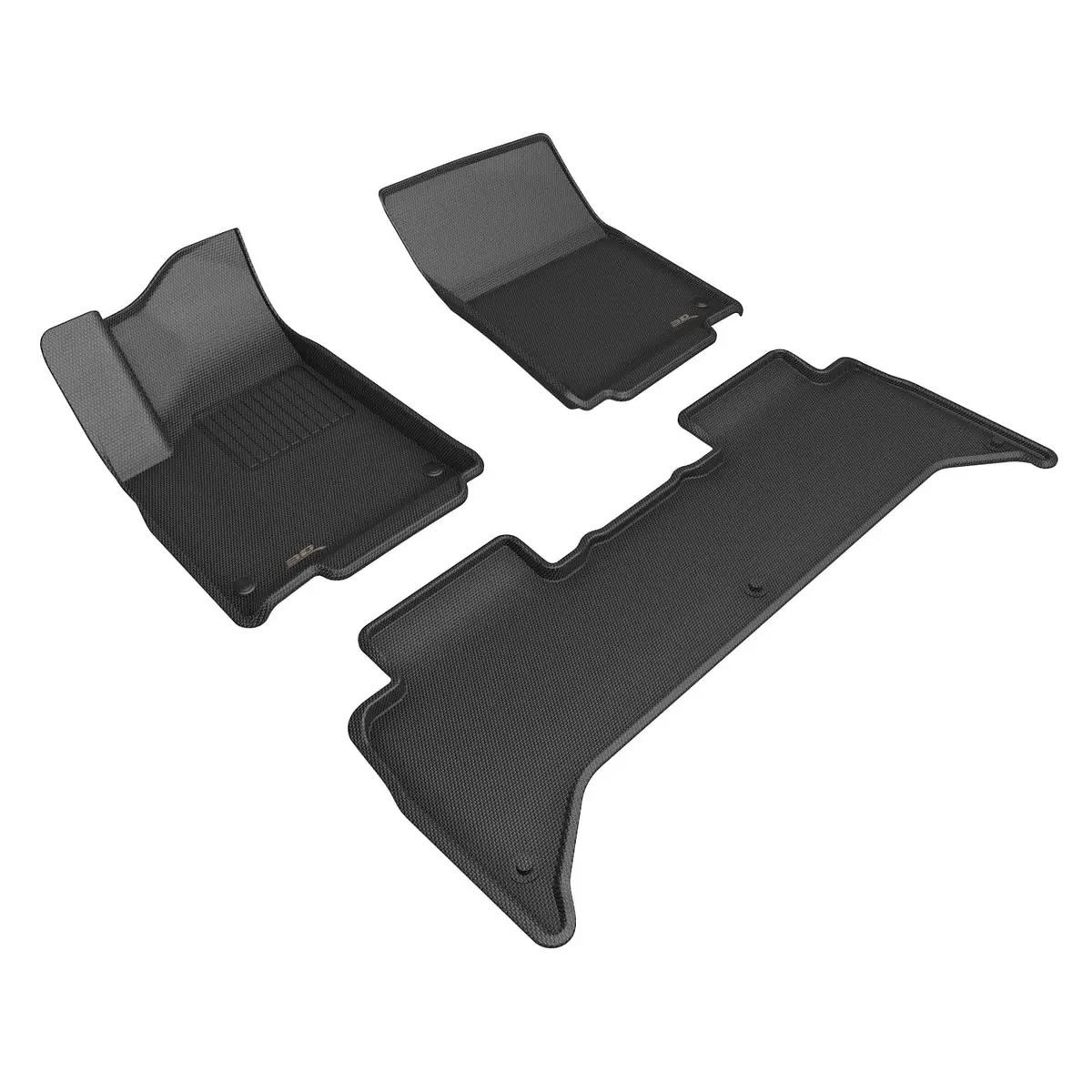 3D Maxpider Custom Fit All-Weather Kagu Series Lhd Floor Mats For Rivian R1t 2022-2026 1