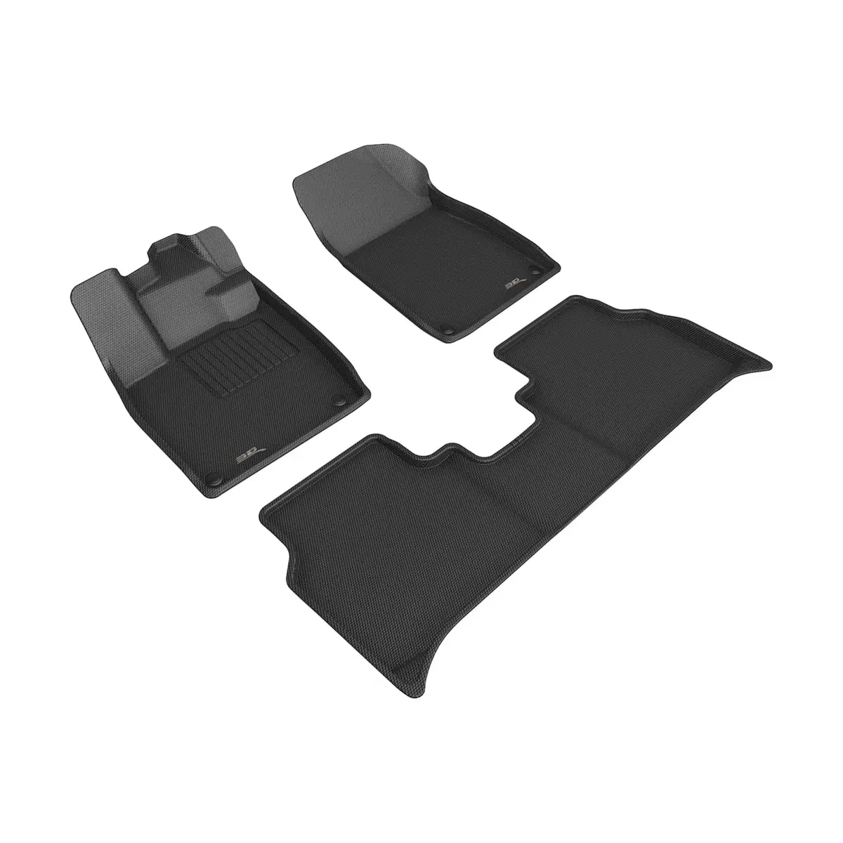 3D Maxpider Custom Fit All-Weather Kagu Series Lhd Floor Mats For Volkswagen Id4 5 Seats 2021-2026 1