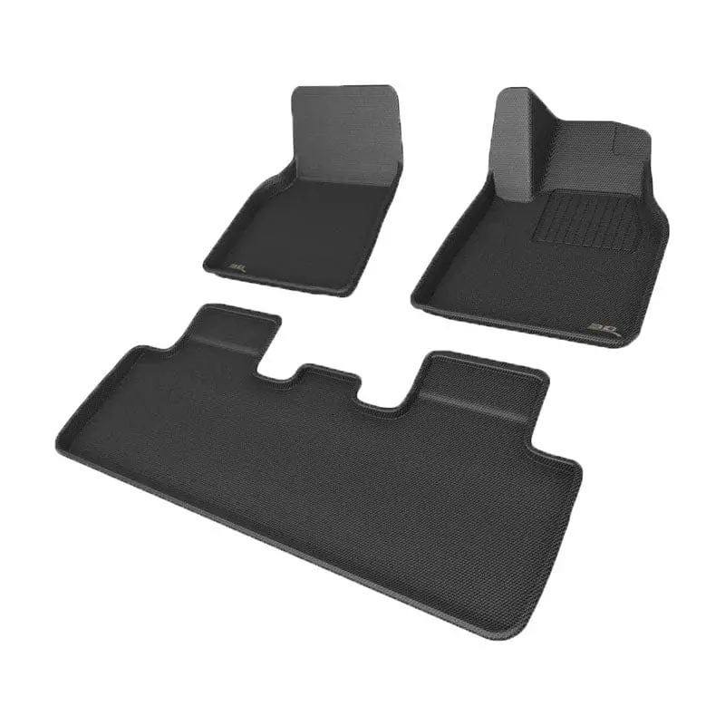 3D Maxpider Uk Right Hand Drive Rhd Custom Fit All-Weather Kagu Series Floor Mats For Tesla Model Y 5 Seat 2021-2026 1