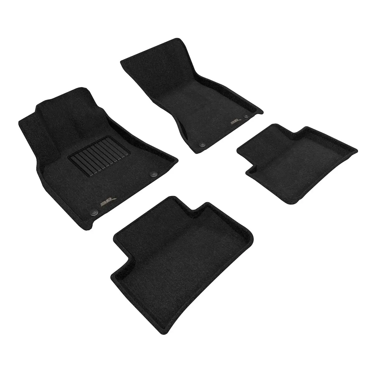 3D Maxpider Custom Fit All-Weather Elegant Series Lhd Floor Mats For Porsche Macan (95B) 2015-2026 1