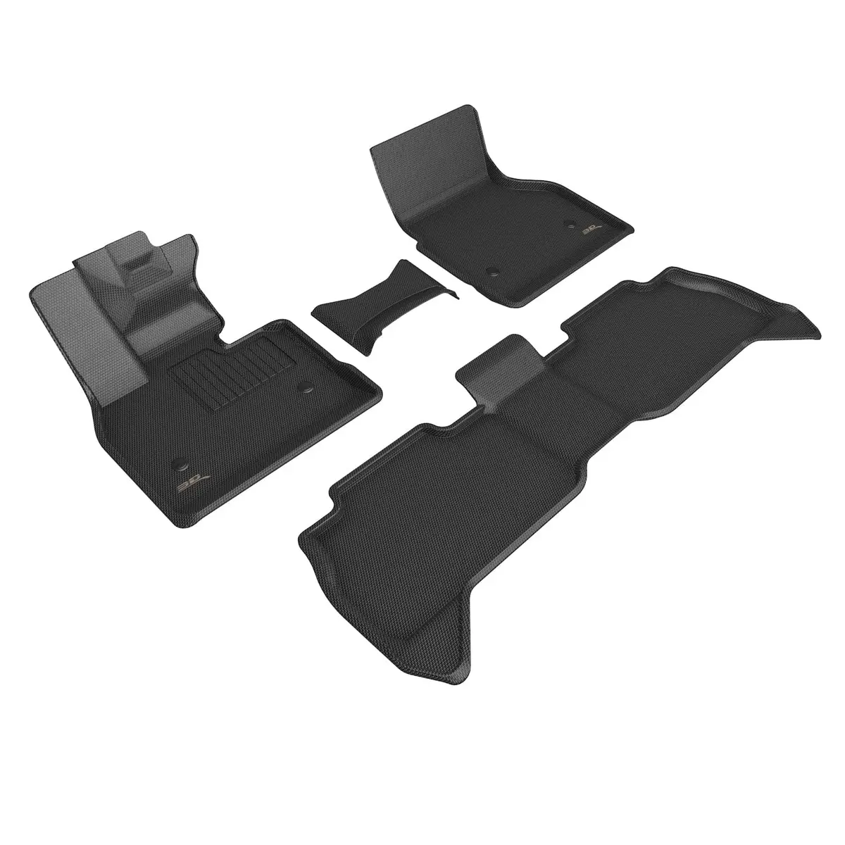 3D Maxpider Custom Fit All-Weather Kagu Series Lhd Floor Mats For Bmw Ix I20 5 Seats 2022-2026 1