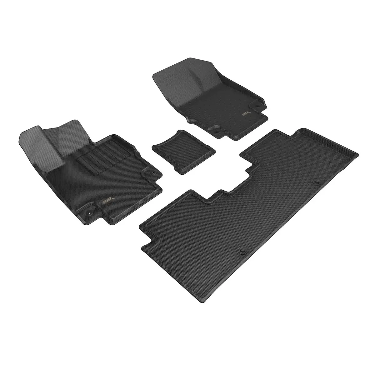 3D Maxpider Custom Fit All-Weather Kagu Series Lhd Floor Mats For Genesis Gv60 2023-2026 1