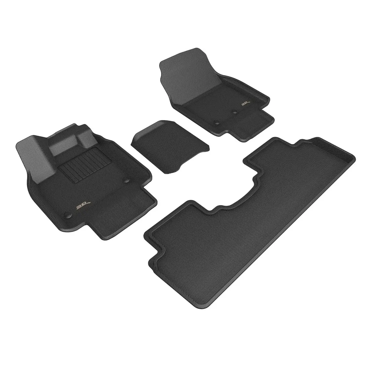3D Maxpider Custom Fit All-Weather Kagu Series Lhd Floor Mats For Nissan Ariya 5 Seats 2023-2026 1
