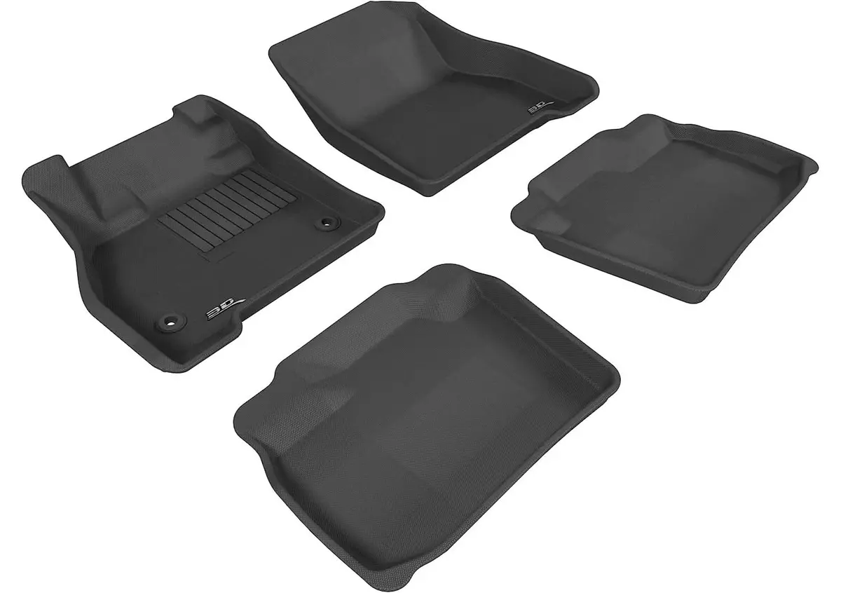 3D Maxpider Custom Fit All-Weather Kagu Series Lhd Floor Mats For Nissan Leaf 2011-2012 1