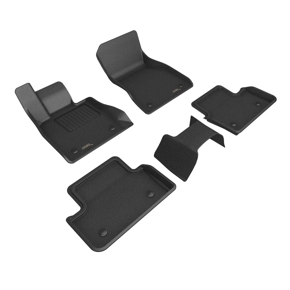3D Maxpider Custom Fit All-Weather Kagu Series Lhd Floor Mats For Bmw I5 G60 5 Seats 2024-2026 1