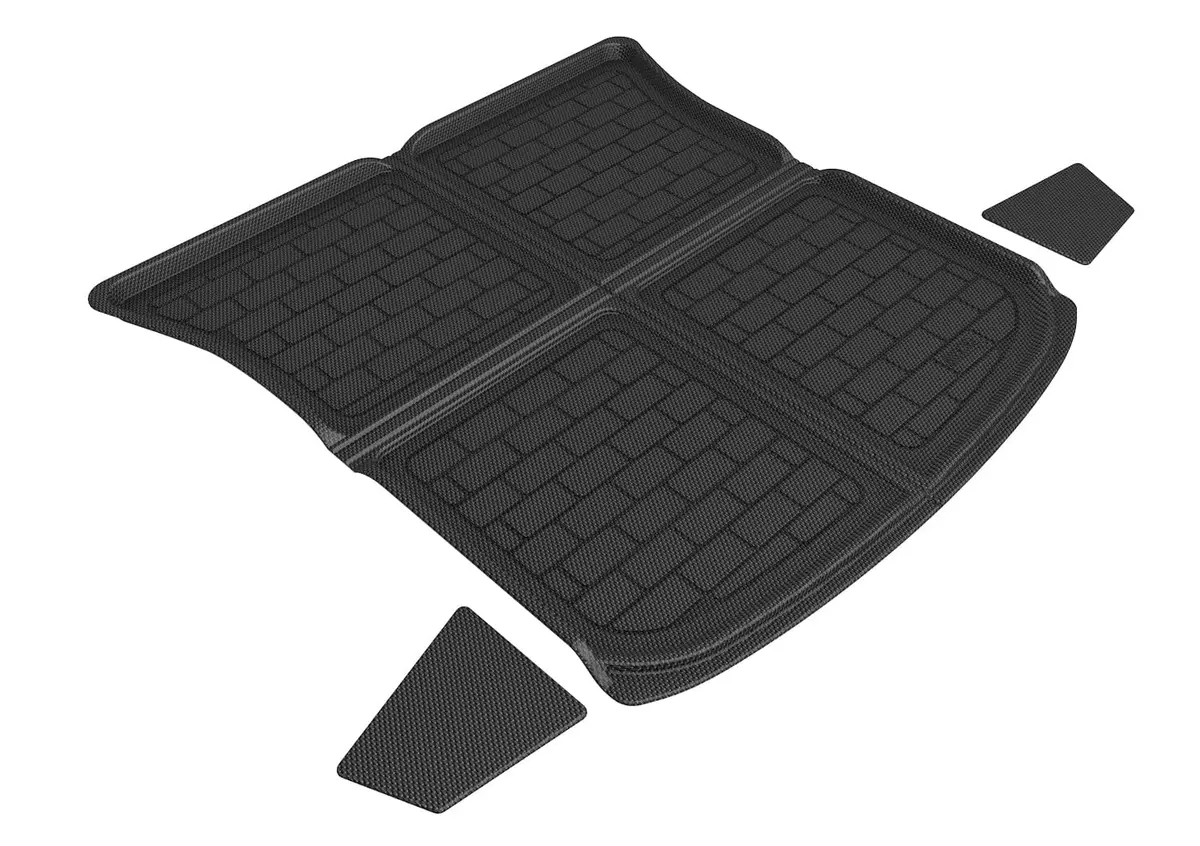 3D Maxpider Custom Fit All-Weather Kagu Series Lhd Floor Mats For Tesla Model Y 5 Seat 2020 2