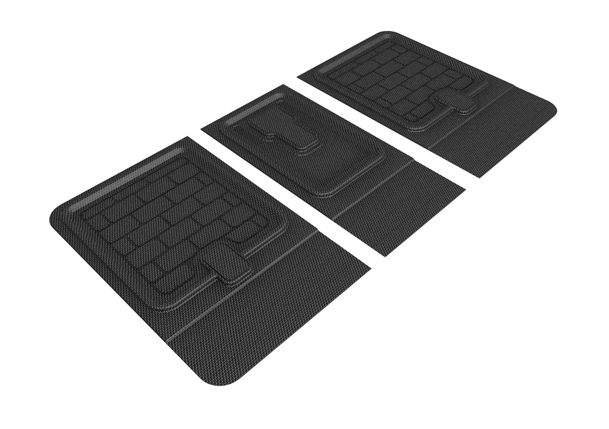 3D Maxpider Custom Fit All-Weather Kagu Series Lhd Floor Mats For Tesla Model Y 5 Seat 2021-2026 4