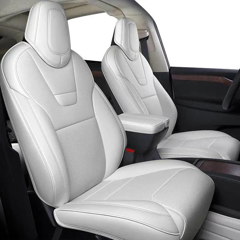Custom Premium Vegan Leather Car Seat Covers For Tesla Model S 2012-2026 1