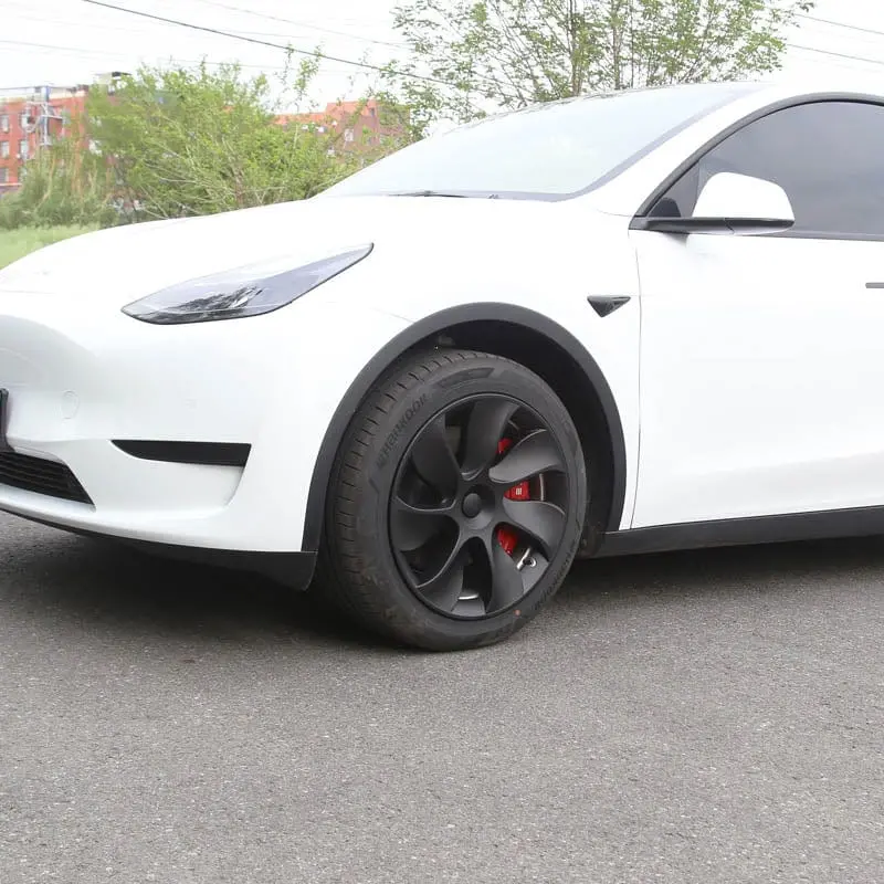 4Pcs 19Inch Uber Turbine Style Full Coverage Wheel Covers For Tesla Model 3 2020-2023 2