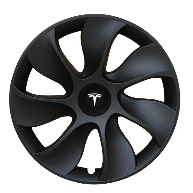 4Pcs 19Inch Uber Turbine Style Full Coverage Wheel Covers For Tesla Model 3 2020-2023 1
