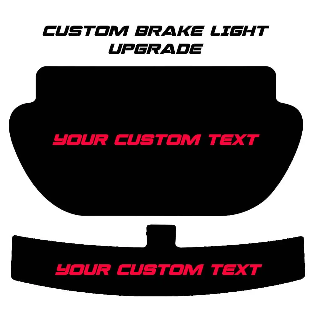 Custom Rear Windscreen Brake Light Decals Upgrade To Bespoke 1