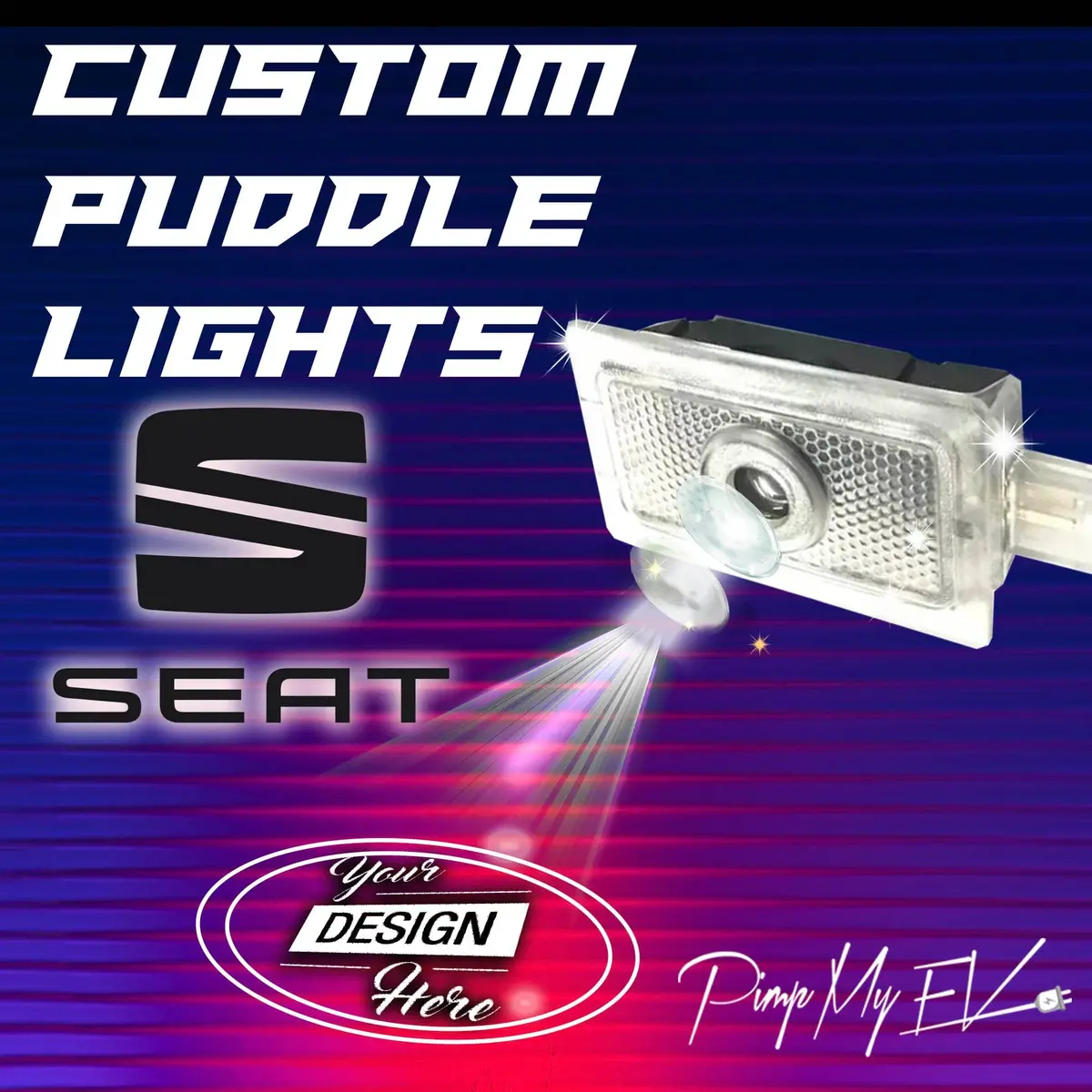 Custom Led Courtesy Door Projector Puddle Lights For Seat 1
