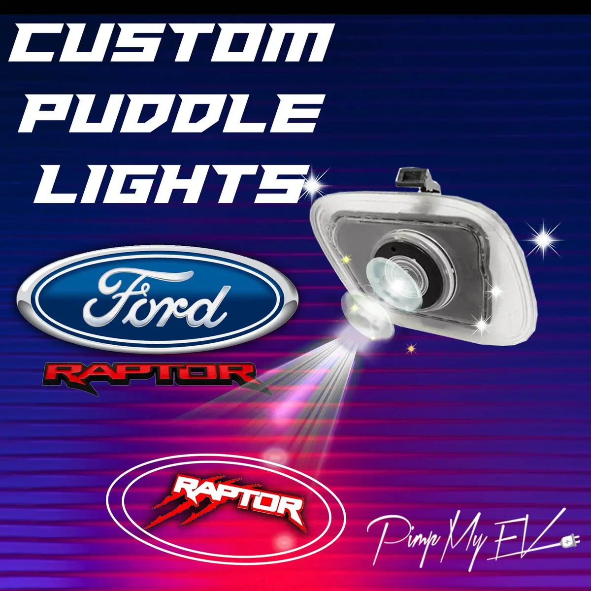 Custom Led Side Mirror Projector Puddle Approach Lights For Ford F150 Raptor - 2009-2014 1
