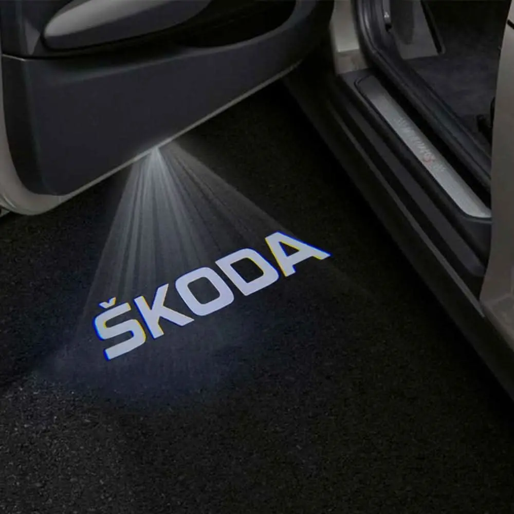 Skoda Elroq Premium Door Puddle Lights Multiple Designs 2025-2026 1