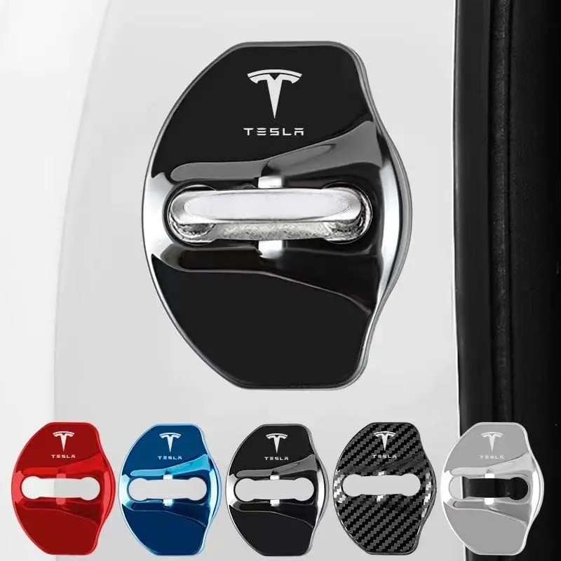 Door Lock Hook Stainless Steel Protection Covers For Tesla Model S 3 X And Y 1