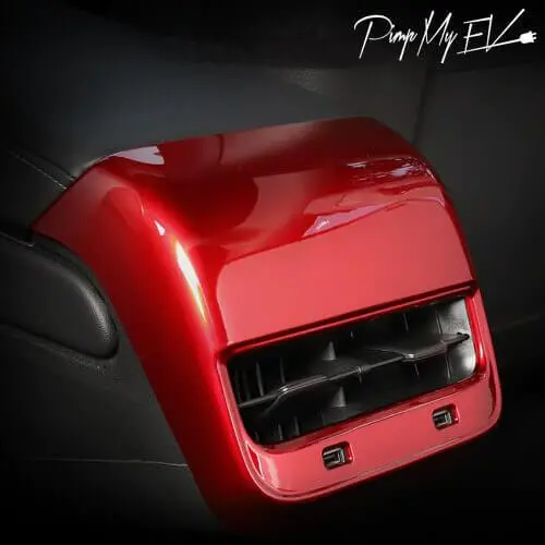 Abs Rear Air Conditioner Vent Fascia For Tesla Model 3 2017-2023 1