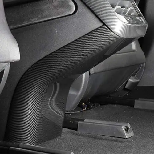 Carbon Fiber Effect Rear Ac Vent Lower Cover For Tesla Model Y 2020-2026 1