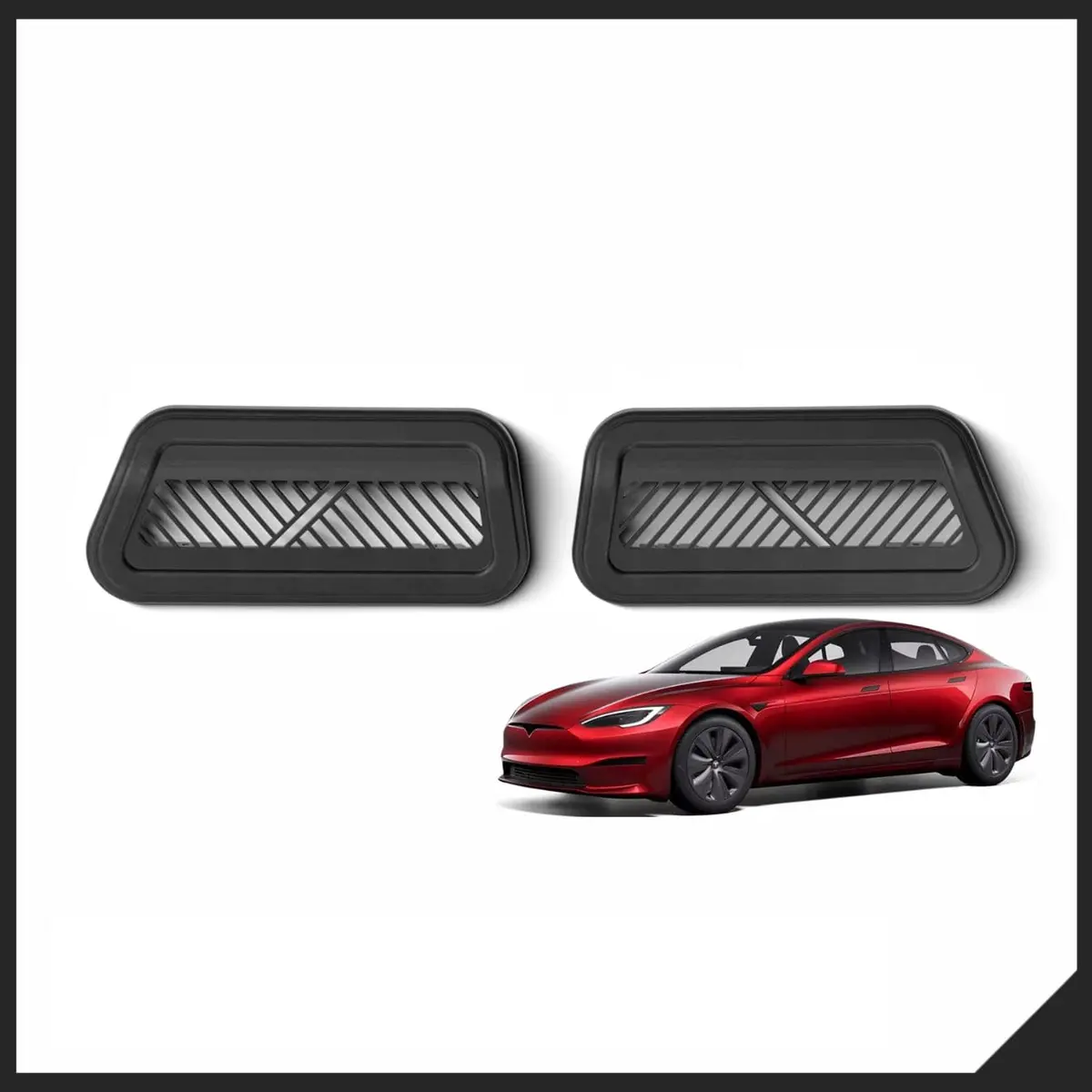 Underseat Air Vent Cover For Tesla Model S 2023-2024 2