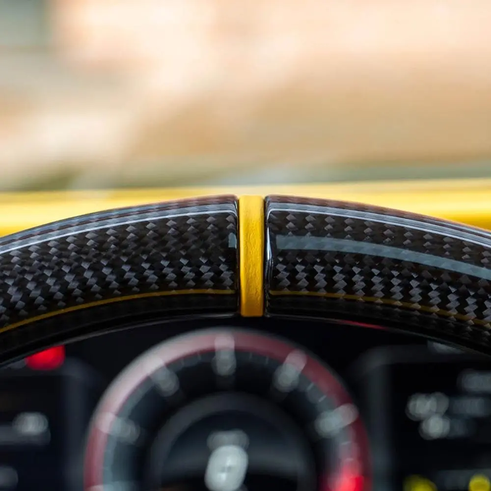 Custom Steering 12 O'clock Leather Stripe Add On Upgrade 1