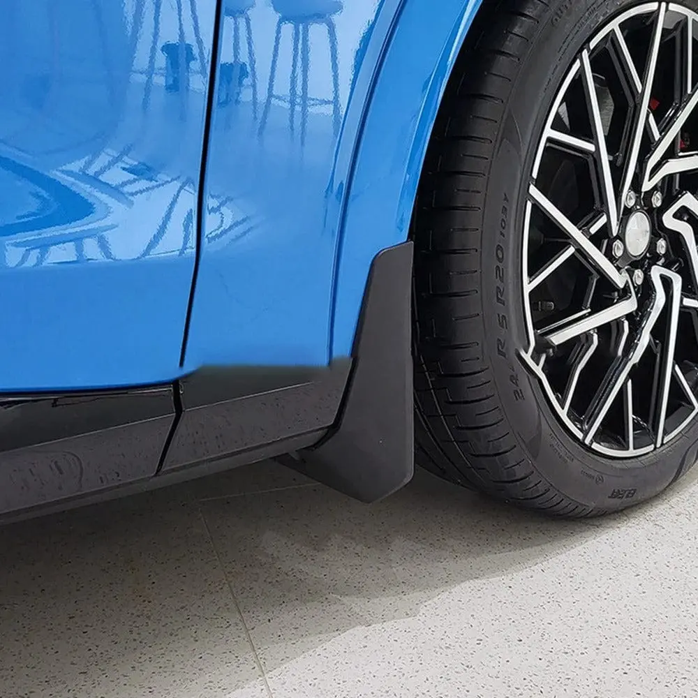 Matte Black Mud Flaps Splash Guards For Ford Mustang Mach-E 2021-2024 1
