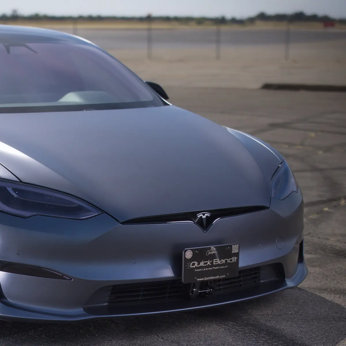 Quick Bandit License Plate Mount For Tesla Model S 2021+ 1