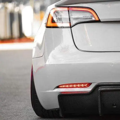 Audi Style Sequential Rear Fog Lights Upgrade Kit For Tesla Model 3 2017-2023 1