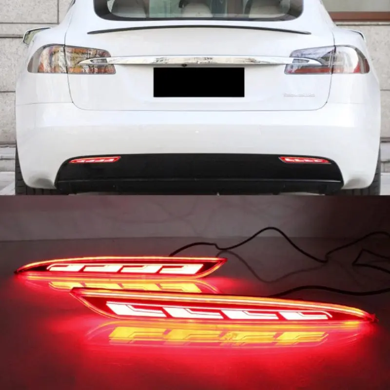 Sequential Rear Fog Lights For Tesla Model S 2017-2022 1