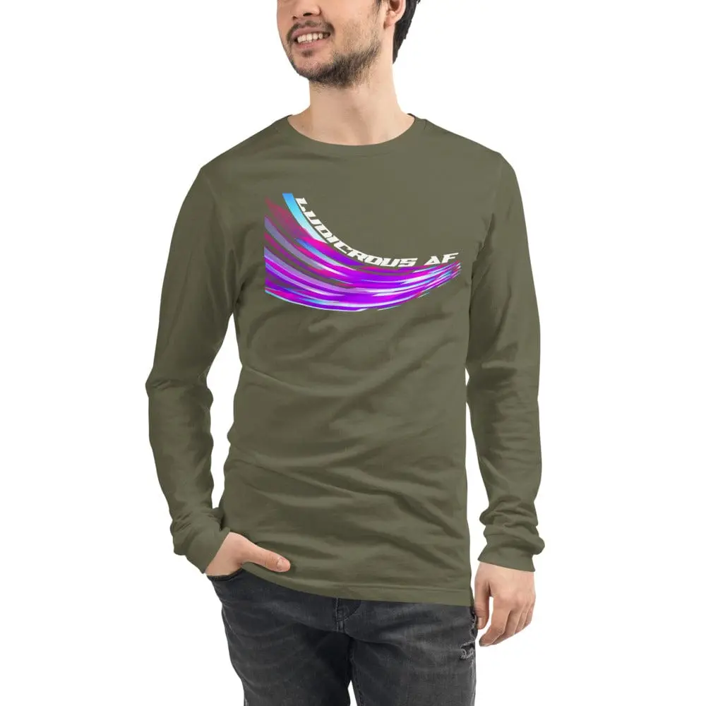Ludicrous Af Unisex Long Sleeve Tee 7