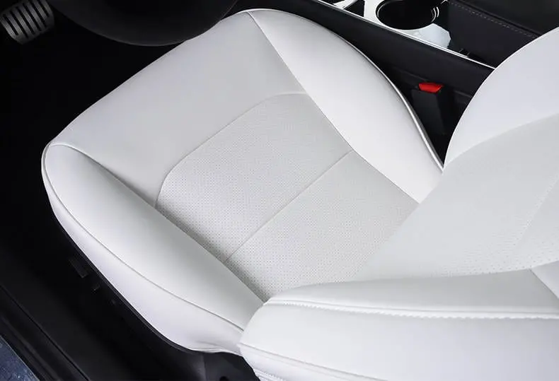 Premium Vegan Leather Seat Covers For Tesla Model Y 2020-2026 14