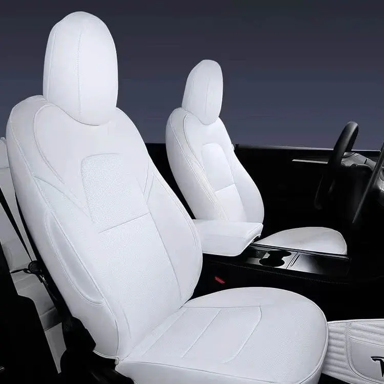 Premium Vegan Leather Seat Covers For Tesla Model 3 2017-2023 1