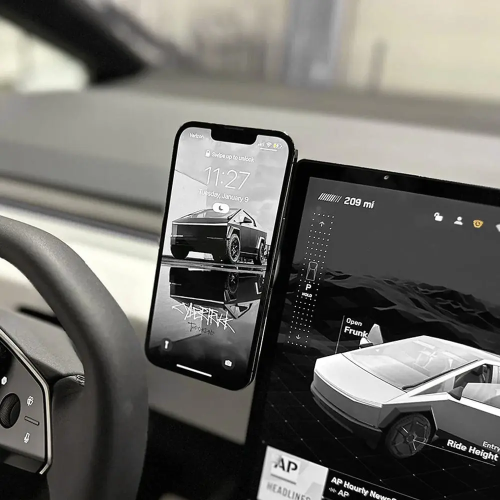Magsafe Phone Mount Holder For Tesla Cybertruck 2024 - 2026 1