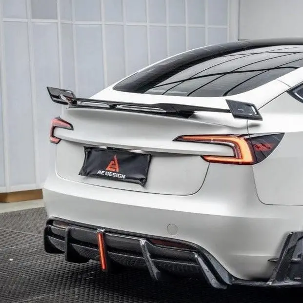 Armorextend Carbon Fiber Ae Rear Wing For Tesla Model 3 Highland 2024 - 2026 1