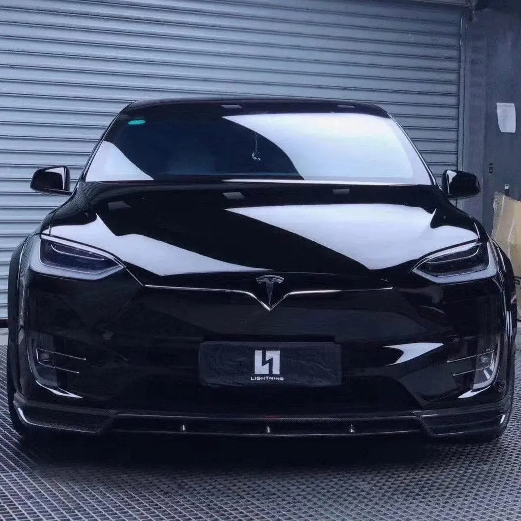 Cmst Genuine Carbon Fiber Front Lip For Tesla Model X 2017-2026 1