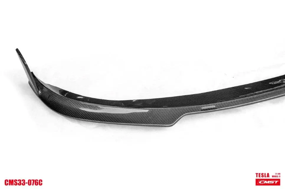 Cmst Genuine Carbon Fiber Front Lip V5 For Tesla Model 3 2017-2023 4