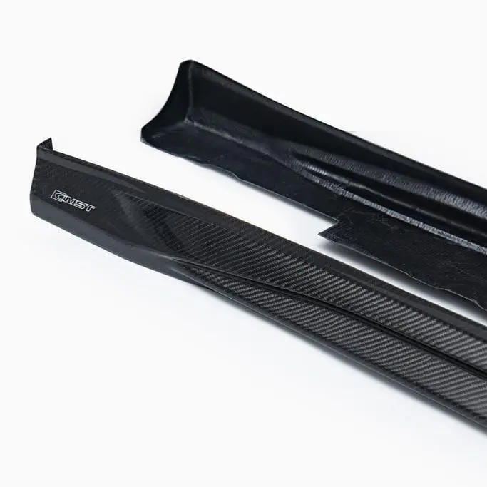 Cmst Genuine Carbon Fiber & Frp Side Skirts V2 For Tesla Model S 2Nd Gen Late 2016-2021 1