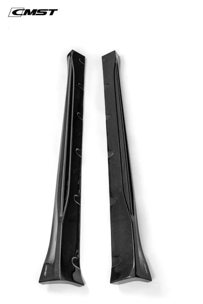 Cmst Genuine Carbon Fiber & Frp Side Skirts V4 For Tesla Model Y Awd Performance/Rwd Long Range 2020-2025 Pre Juniper 5