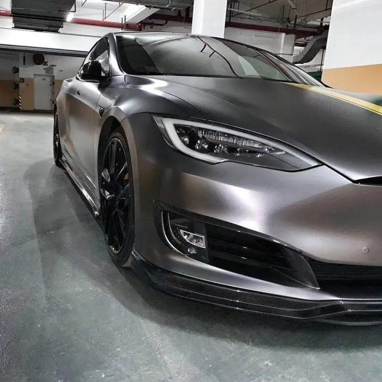 Cmst Genuine Carbon Fiber & Frp Upper Valences For Tesla Model S 2Nd Gen Late 2016-2021 1