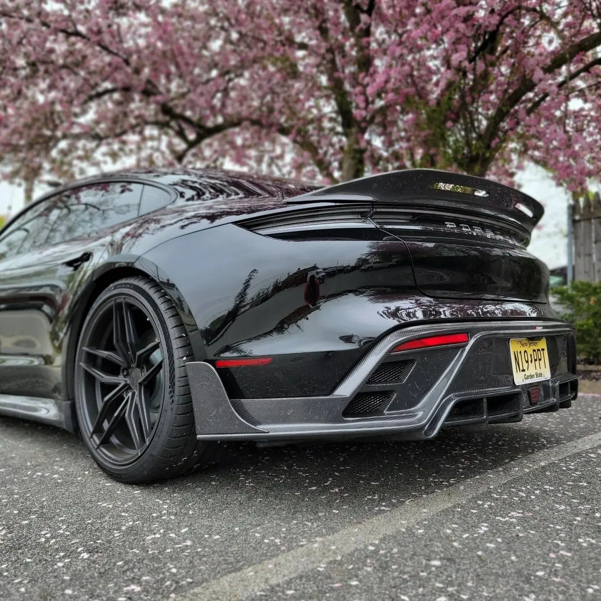 Cmst Genuine Carbon Fiber Rear Diffuser For Porsche Taycan Base & 4S 2021-2026 1