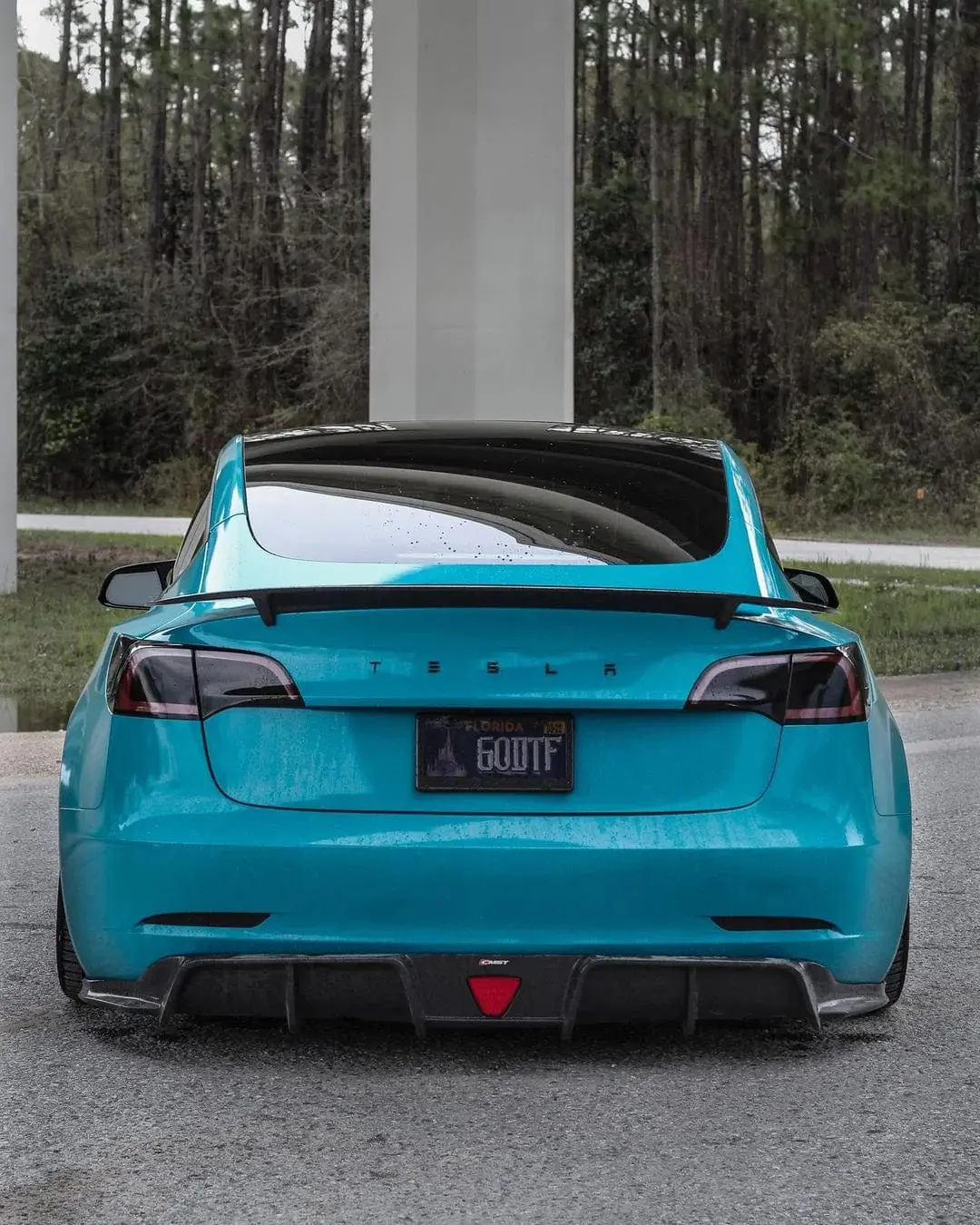 Cmst Genuine Carbon Fiber Rear Diffuser V3 For Tesla Model 3 2017-2023 4