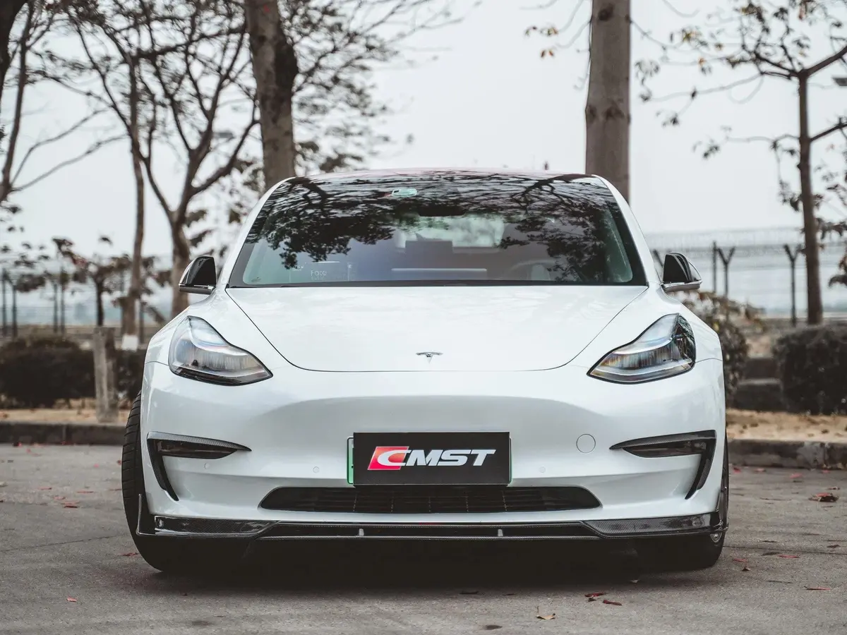 Cmst Genuine Carbon Fiber Upper Valences For Tesla Model 3 2017-2023 3
