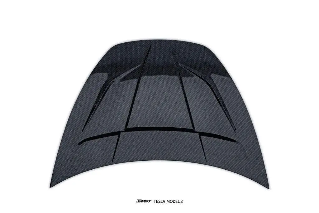 Cmst Genuine Frp & Carbon Fiber Hood V1 For Tesla Model 3 Highland 2024 - 2026 7